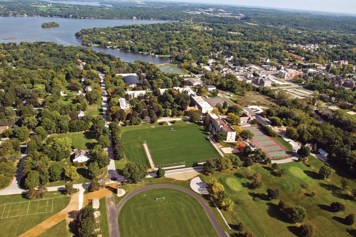 SJN campus aerial shot