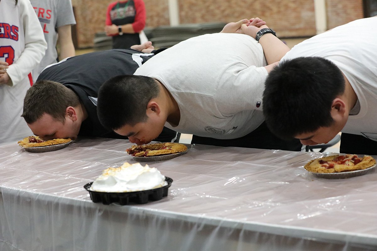Eating pie